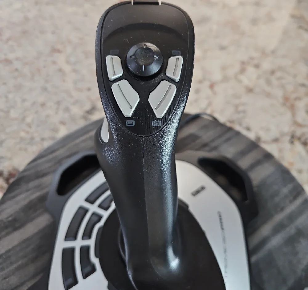 Logitech Precision Joystick - Black and Silver